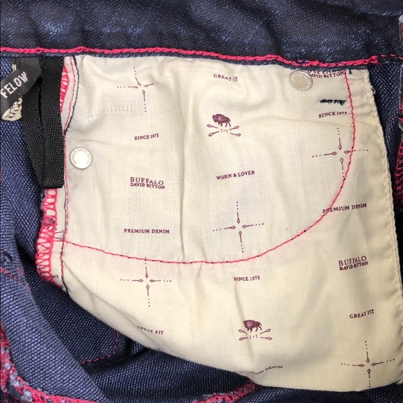 Buffalo David Bitton Dark Indigo Stretch Flared Jeans (B4) - Picture 10 of 13